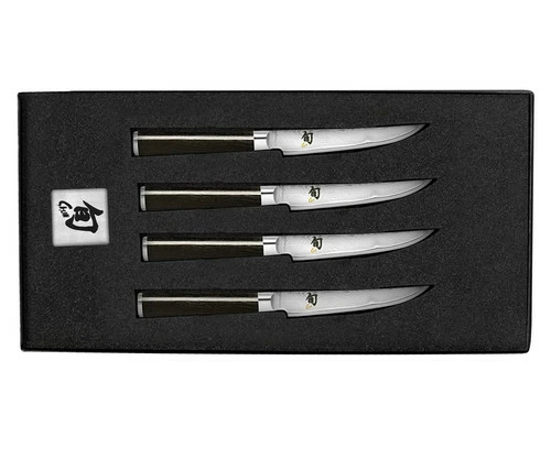 Shun Classic Steak Knife 4 Piece Set (DMS400) 4 Shun Classic Steak Knife 4 Piece Set (DMS400) - Image 2