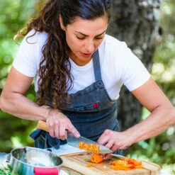 Messermeister Oliva Elite Stealth Chef's 8" (E/6686-8S) -HOUSE OF KNIVES Sales E 6686 8S Messermeister Oliva Elite Stealth Chefs 8 115468 4 74580.1622143531