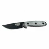 ESEE-3 Black Plain Edge Micarta With Modified Pommel & Black Sheath (ESEE-3PM-B) -HOUSE OF KNIVES Sales ESEE 3PM B ESEE 3 Black Blade Pommell Micarta Black Sheath ES21020 1 86177.1620859695