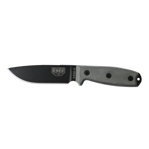ESEE-4 Black Plain Edge Micarta (ESEE-4P-KO) 3 ESEE-4 Black Plain Edge Micarta (ESEE-4P-KO)