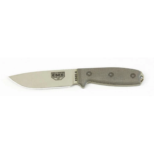 ESEE-4 Desert Tan Plain Edge Micarta With OD Sheath (ESEE-4P-DT) 3 ESEE-4 Desert Tan Plain Edge Micarta With OD Sheath (ESEE-4P-DT)