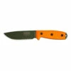 ESEE-4 OD Green Serrated Orange G10 With Black Sheath (ESEE-4S-OD) -HOUSE OF KNIVES Sales ESEE 4s OD ESEE 4 OD Blade Orange G10 Sheath ES21044 1 90847.1620857388