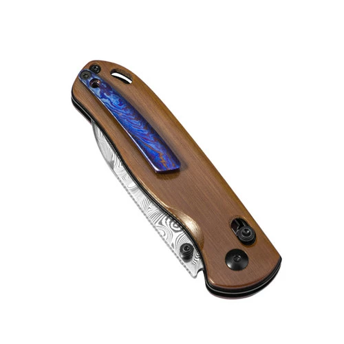 Kizer Drop Bear Damasteel Micarta (Ki3619L1) 6 Kizer Drop Bear Damasteel Micarta (Ki3619L1) - Image 4