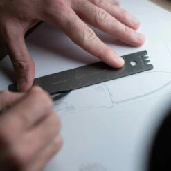 Knafs Titanium Ruler + Knife Angle Finder Gold (KNAFS-00023) -HOUSE OF KNIVES Sales KNAFS 00014 Knafs Titanium Ruler Knife Angle Finder KN21007 4 69958.1619810232