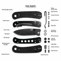 Knafs Lander Black G10 (KNAFS-00066) -HOUSE OF KNIVES Sales KNAFS 00066 Knafs Lander Black KN22001 7 53489.1665613075