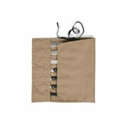 Knife Roll Company Chef's Twill Knife Roll 7 Slot Ivory (KR-70-A) -HOUSE OF KNIVES Sales KR 70 A Knife Roll Company Twill Chefs Knife Roll 7 Slot Ivory KR22002 3 63186.1653601161