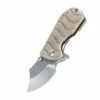 Kizer Flip Shank Tan Micarta (Ki2521A3) -HOUSE OF KNIVES Sales Ki2521A3 Kizer Flip Shank Tan Micarta Titanium 212900 1 01359.1625082309