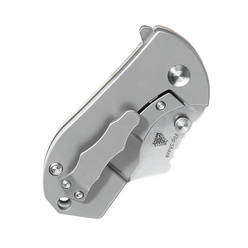 Kizer Flip Shank Tan Micarta (Ki2521A3) 5 Kizer Flip Shank Tan Micarta (Ki2521A3) - Image 3