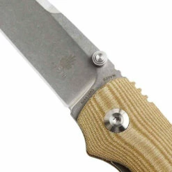 Kizer Sliver Micarta (Ki4419A5) 11 Kizer Sliver Micarta (Ki4419A5) -HOUSE OF KNIVES Sales Kizer Camping Knife KI4419A5 Sliver 2020 New Brown Micarta Handle with S35vn Steel Stonewashed Blade Edc.jpg q50 4 62659.1602780177