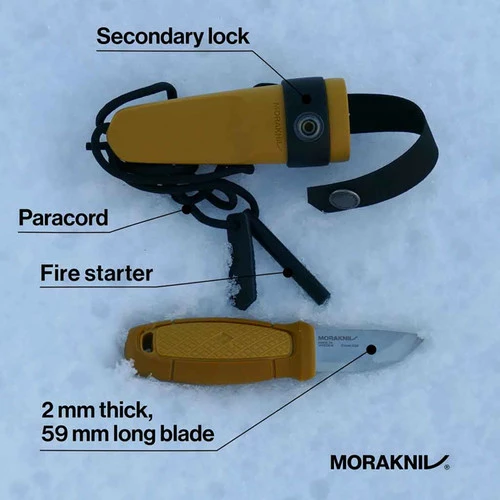 Morakniv Eldris Knife Kit Yellow (M-12632) 4 Morakniv Eldris Knife Kit Yellow (M-12632) - Image 2