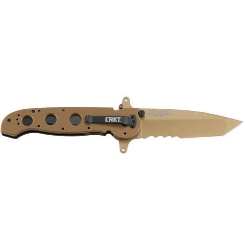 CRKT M16-14DSFG Desert Tan Tanto With Veff Serrations (M16-14DSFG) 4 CRKT M16-14DSFG Desert Tan Tanto With Veff Serrations (M16-14DSFG) - Image 2