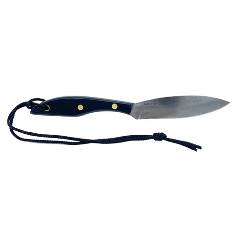 Grohmann #1 Micarta Carbon With Sheath (M1C) 3 Grohmann #1 Micarta Carbon With Sheath (M1C)