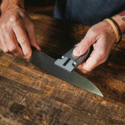 Work Sharp Professional Precision Adjust Knife Sharpener (WSBCHPAJ-PRO-I) -HOUSE OF KNIVES Sales PRO Precision Adjust V Block Clamp Kitchen 64510.1683145995