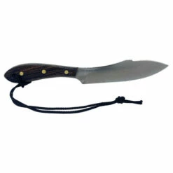 Grohmann #4 Survival Knife Rosewood Stainless Button Sheath (R4S)