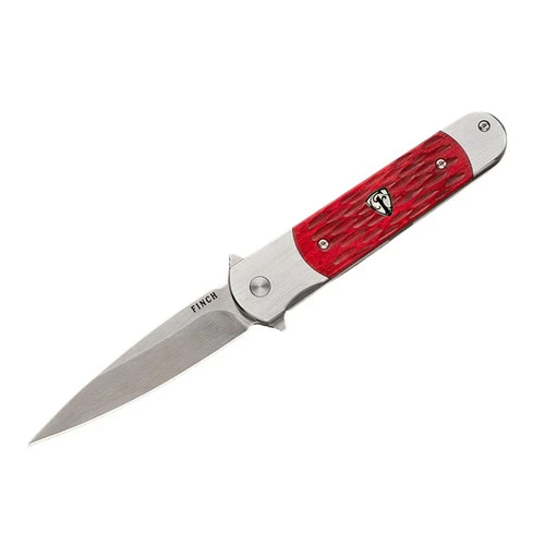 Finch Knife Co. Road Runner Venom Red Jigged Bone (RR355) 3 Finch Knife Co. Road Runner Venom Red Jigged Bone (RR355)