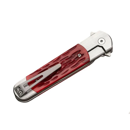 Finch Knife Co. Road Runner Venom Red Jigged Bone (RR355) 5 Finch Knife Co. Road Runner Venom Red Jigged Bone (RR355) - Image 3