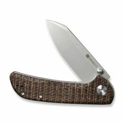 SENCUT Fritch Dark Brown Matrix Micarta (S22014-3) -HOUSE OF KNIVES Sales S22014 3 SENCUT Fritch Matrix Micarta Brown WE220293 3 19900.1674605253