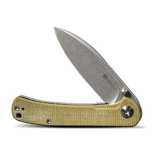 SENCUT Scepter Micarta Olive (SA03E) 4 SENCUT Scepter Micarta Olive (SA03E) - Image 2