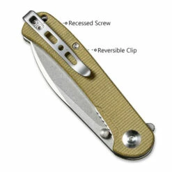 SENCUT Scepter Micarta Olive (SA03E) 11 SENCUT Scepter Micarta Olive (SA03E) -HOUSE OF KNIVES Sales SA03E Sencut Scepter Micarta Olive WE220140 7 76970.1660771105