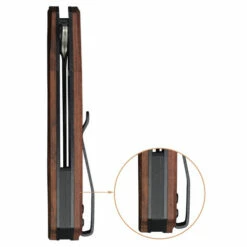 Black Tusk Shale Mkuruti Wood (SH35-WD) -HOUSE OF KNIVES Sales SH35 WD Black Tusk Shale Wood 888660 6 01075.1669931207