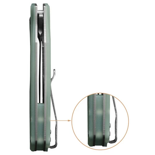 Black Tusk Shale G10 Natural (SH35G-WHT) 8 Black Tusk Shale G10 Natural (SH35G-WHT) - Image 6