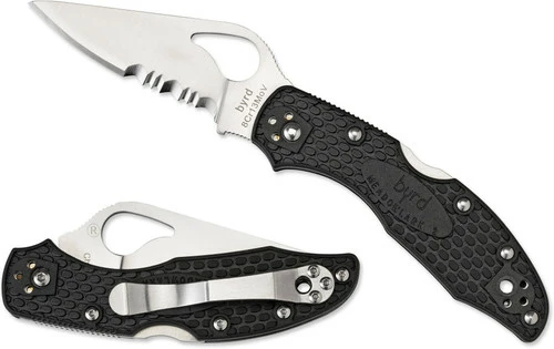 Spyderco Byrd Meadowlark 2 Lightweight Black FRN (BY04PSBK2) 3 Spyderco Byrd Meadowlark 2 Lightweight Black FRN (BY04PSBK2)