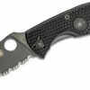 Spyderco Tenacious Black FRN Black Blade Combination Edge (C122PSBBK) -HOUSE OF KNIVES Sales SPC122PSBBK 1 30378.1604259403