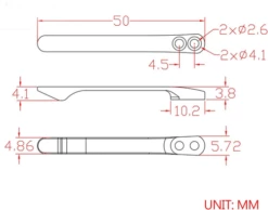 WE Knife Co/CIVIVI/SENCUT Plain Titanium Clip Black (T001D) 16 WE Knife Co/CIVIVI/SENCUT Plain Titanium Clip Black (T001D) -HOUSE OF KNIVES Sales T100 WE Clip Screws 4 49645.1671751998