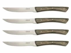 Savoir Provence 4pc Steak Knife Set Serrated (TX064P) -HOUSE OF KNIVES Sales TX064P Savoir Provence Steak Set 737001 4 04969.1576108622