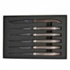 Savoir Laguiole Steak Knife Set 6Pc ( TX101W-6PL ) -HOUSE OF KNIVES Sales TX101W 6PL Savoir Laguiole Steak Knife Set 6 737003 1 04034.1661885036