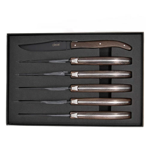 Savoir Laguiole Steak Knife Set 6Pc ( TX101W-6PL ) 3 Savoir Laguiole Steak Knife Set 6Pc ( TX101W-6PL )