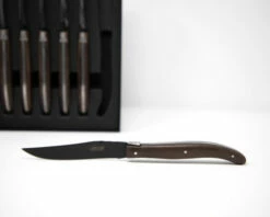 Savoir Laguiole Steak Knife Set 6Pc ( TX101W-6PL ) 9 Savoir Laguiole Steak Knife Set 6Pc ( TX101W-6PL ) -HOUSE OF KNIVES Sales TX101W 6PL Savoir Laguiole Steak Knife Set 6 737003 4 32406.1661885048