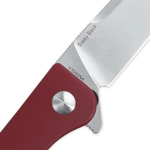 Kizer Swaggs Swayback Red Micarta (V3566N4) 8 Kizer Swaggs Swayback Red Micarta (V3566N4) - Image 6