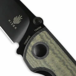 Kizer Rapids Green Micarta Black (V3594C2) -HOUSE OF KNIVES Sales V3594C2 Kizer Rapids Green Micarta KI210224 5 47617.1646083861