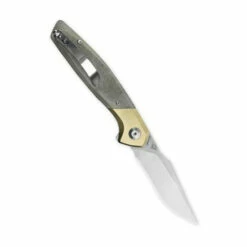 Kizer Grazioso Brass Green Micarta (V4572N2) -HOUSE OF KNIVES Sales V4572N2 Kizer Grazioso Brass Green Micarta 212932 2 72979.1646944711