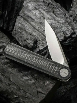 WE Eidolon Twill Carbon Fiber Drop Point (WE19074A-C) -HOUSE OF KNIVES Sales WE19074A C WE Eidolon Twill Carbon Fiber WE210201 3 70731.1626461392