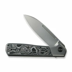 WE Knife Co Soothsayer Grey Titanium Aluminum Foil Carbon Fiber (WE20050-3) -HOUSE OF KNIVES Sales WE20050 3 WE Knife Co Soothsayer Grey TI Aluminum Foil CF WE220114 6 46615.1660066034