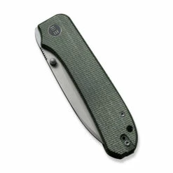 WE Knife Co Big Banter Canvas Micarta Green (WE21045-2) -HOUSE OF KNIVES Sales WE21045 2 WE Big Banter Micarta Green WE220194 5 33740.1664832498