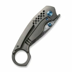 WE Knife Co Envisage Titanium Grey Damasteel (WE22013-DS1) -HOUSE OF KNIVES Sales WE22013 DS1 WE Envisage Damasteel WE230060 5 03535.1685140564