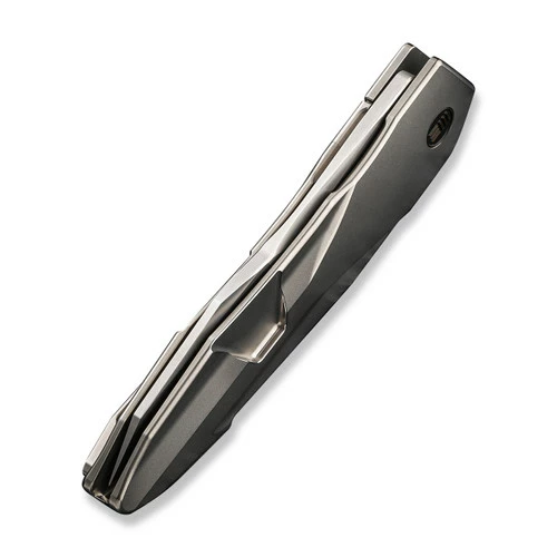 WE Knife Co Solid Polished Bead Blasted Titanium (WE22028-2) 8 WE Knife Co Solid Polished Bead Blasted Titanium (WE22028-2) - Image 6