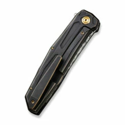 WE Knife Co Shadowfire Bronze Black Damasteel (WE22035-DS1) -HOUSE OF KNIVES Sales WE22035 DS1 WE Shadowfire Bronze Ti Damasteel WE230087 5 90896.1686941391