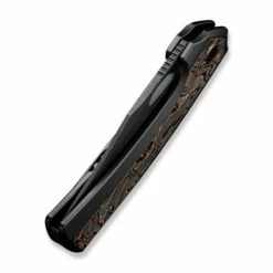 WE Knife Co Limited Edition Nefaris Titanium Black Copper Foil Carbon Fiber (WE22040F-1) -HOUSE OF KNIVES Sales WE22040F 1 WE Nefaris Copper Foil Black Ti WE230132 6 23005.1692828324
