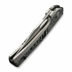 WE Knife Co Limited Edition Nefaris Titanium Aluminum Foil Carbon Fiber (WE22040F-2) -HOUSE OF KNIVES Sales WE22040F 2 WE Nefaris Alum Foil Grey Ti WE230133 6 92721.1692828983