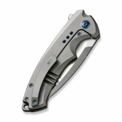 WE Knife Co Limited Edition Nexusia Hand Polished Titanium Grey (WE22044-2) -HOUSE OF KNIVES Sales WE22044 2 WE Nexusia Polished Ti Grey WE230106 5 11708.1689281270