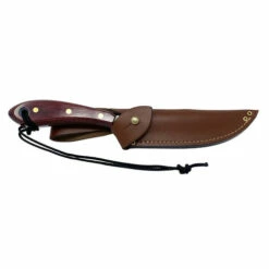 Grohmann #4 Survival Knife Xtra Resinwood Stainless Button Sheath (X4S) -HOUSE OF KNIVES Sales X4S Grohmann 4 Survival Xtra Resinwood Stainless GR21053 2 48581.1626986309