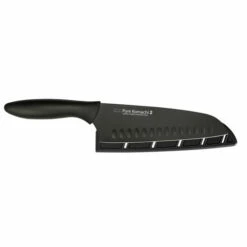 Kai PK2 6.5" Hollow Ground Santoku With Sheath Black (AB5085)